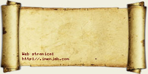 Angelina Radaković vizit kartica